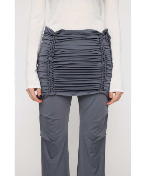 LAGUA GEM(ラグアジェム)の「EASY 2PIECE フレアパンツ(その他パンツ・レディース・ブラック/グレー・SMALL/MEDIUM)」の13枚目の写真