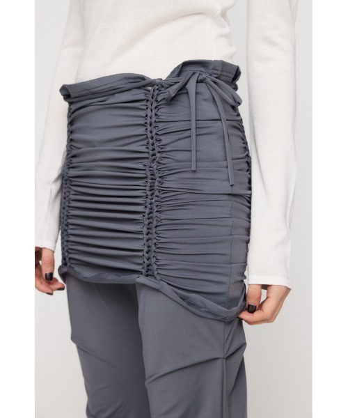 LAGUA GEM(ラグアジェム)の「EASY 2PIECE フレアパンツ(その他パンツ・レディース・ブラック/グレー・SMALL/MEDIUM)」の15枚目の写真