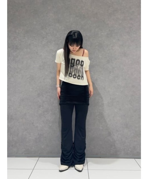 LAGUA GEM(ラグアジェム)の「EASY 2PIECE フレアパンツ(その他パンツ・レディース・ブラック/グレー・SMALL/MEDIUM)」の21枚目の写真