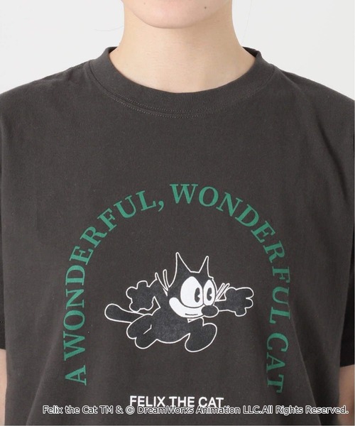 SLOBE IENA(スローブイエナ)の「《WEB限定/追加》BALMYDAYS / バルミーデイズ SLOBE別注 FELIX TEE(Tシャツ/カットソー・レディース・ブラック/ネイビー・FREE)」の21枚目の写真
