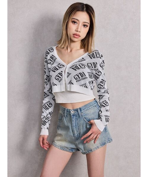 GYDA(ジェイダ)の「ハイウエスト2WAY Symmetry GYDA INNER CONNECTデニムパンツ(デニムパンツ・レディース・ライトブルー/インディゴブルー・SMALL/MEDIUM)」の8枚目の写真