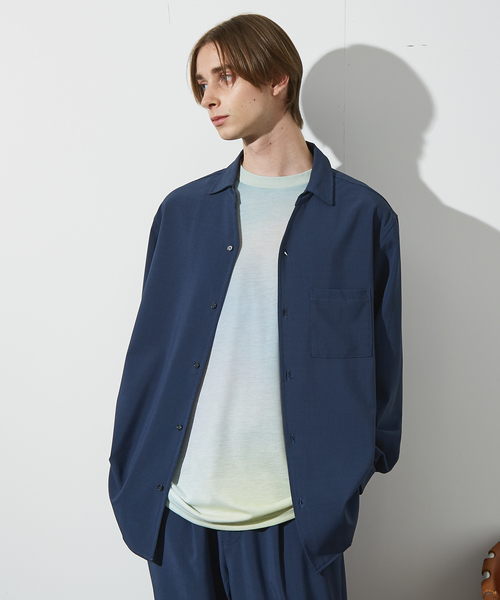 ABAHOUSE(アバハウス)の「【グラデーション】グラフィックプリント 半袖Tシャツ(Tシャツ/カットソー・メンズ・オレンジ/イエロー/ネイビー・48/44/46)」の7枚目の写真