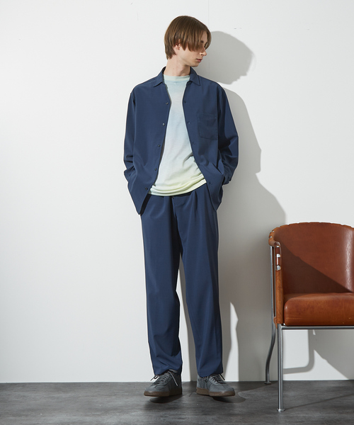ABAHOUSE(アバハウス)の「【グラデーション】グラフィックプリント 半袖Tシャツ(Tシャツ/カットソー・メンズ・オレンジ/イエロー/ネイビー・48/44/46)」の8枚目の写真