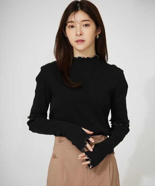 ANY SIS(エニィスィス)の「キシリトール加工 カットソー(Tシャツ/カットソー・レディース・ブラック系2/ホワイト系/スカイブルー系/ブラック系・4)」の19枚目の写真