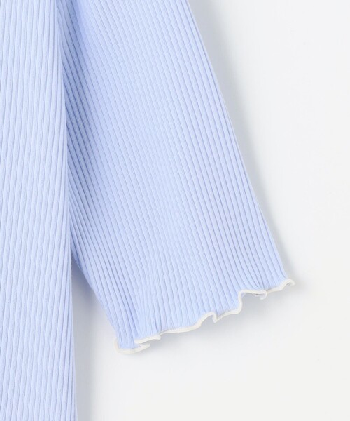 ANY SIS(エニィスィス)の「キシリトール加工 カットソー(Tシャツ/カットソー・レディース・ブラック系2/ホワイト系/スカイブルー系/ブラック系・4)」の7枚目の写真