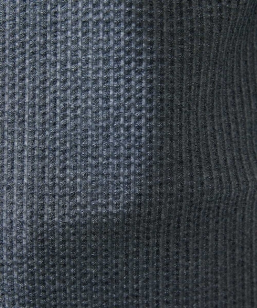 MK MICHEL KLEIN HOMME （エムケーミッシェルクランオム）の「【ゆったりサイズ／洗える】サッカーストライプフードカーディガン（カーディガン/ボレロ・メンズ・ブルー/クリアブルー/ダークネイビー・46/48）」の6枚目の写真