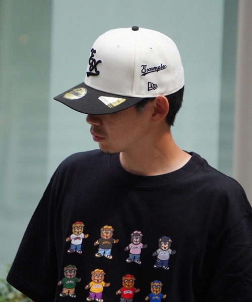 NEW ERA x EXAMPLE PC 59FIFTY COLLEGE EX LOGO 2TONE CAP（キャップ