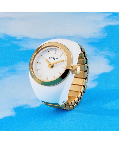 FOSSIL(フォッシル)の「フォッシル リングウォッチ レディース アナログ ES5412 時計 指輪(アナログ腕時計・レディース・ゴールド・FREE)」の1枚目の写真