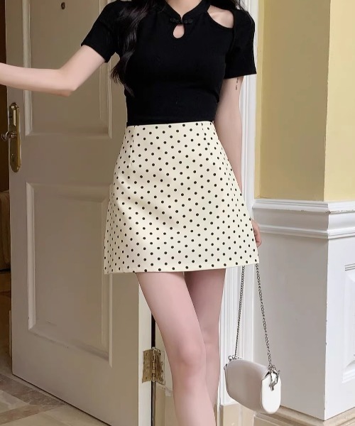 【キュートなコーデの完成♡】CHANEL ミニスカート org.jpg