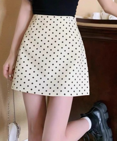 セール】裏地付きドットミニスカート（スカート）｜LOULOU select