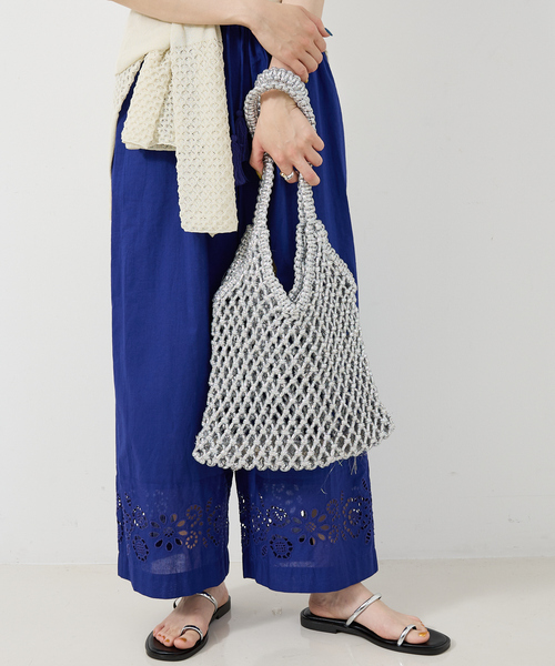 The Bagmati 手編み ラメメッシュバッグ collex｜【The Bagmati】 ラメメッシュバッグ | Rakuten Fashion