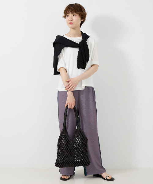 The Bagmati（ザバグマティ）の「【The Bagmati】 ラメメッシュバッグ（かごバッグ・レディース・シルバー/ブラック/ゴールド・フリー）」の12枚目の写真