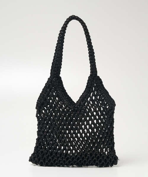 The Bagmati（ザバグマティ）の「【The Bagmati】 ラメメッシュバッグ（かごバッグ・レディース・シルバー/ブラック/ゴールド・フリー）」の14枚目の写真