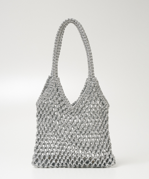 The Bagmati（ザバグマティ）の「【The Bagmati】 ラメメッシュバッグ（かごバッグ・レディース・シルバー/ブラック/ゴールド・フリー）」の16枚目の写真