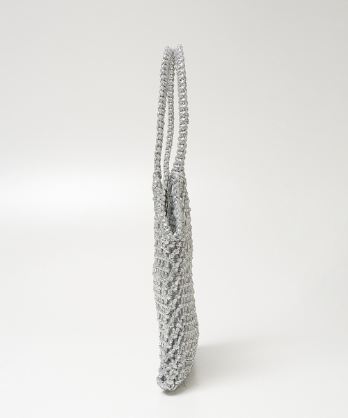 The Bagmati（ザバグマティ）の「【The Bagmati】 ラメメッシュバッグ（かごバッグ・レディース・シルバー/ブラック/ゴールド・フリー）」の18枚目の写真