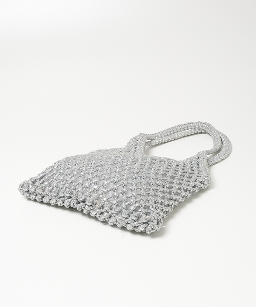 The Bagmati（ザバグマティ）の「【The Bagmati】 ラメメッシュバッグ（かごバッグ・レディース・シルバー/ブラック/ゴールド・フリー）」の20枚目の写真