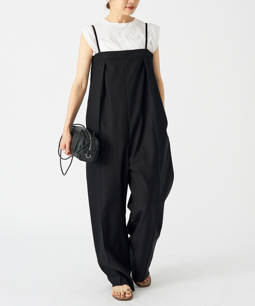 セール】リネン混オールインワン（つなぎ/オールインワン）｜IENA