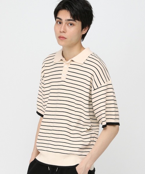 3.3 Field Trip （3.3フィールドトリップ）の「3.3 Field Trip／アソートニットポロ（ニット/セーター・メンズ・その他1/ブラック・LARGE/MEDIUM）」の8枚目の写真