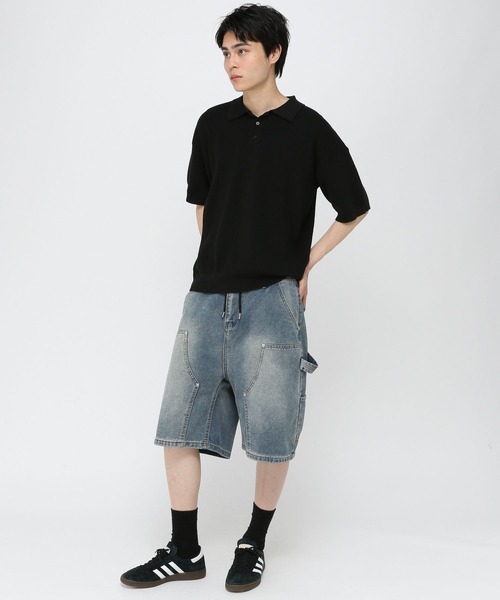 3.3 Field Trip （3.3フィールドトリップ）の「3.3 Field Trip／アソートニットポロ（ニット/セーター・メンズ・その他1/ブラック・LARGE/MEDIUM）」の10枚目の写真