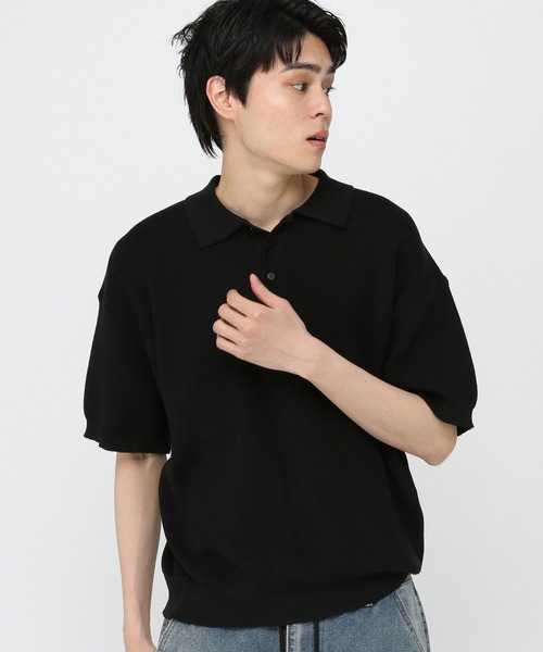 3.3 Field Trip （3.3フィールドトリップ）の「3.3 Field Trip／アソートニットポロ（ニット/セーター・メンズ・その他1/ブラック・LARGE/MEDIUM）」の13枚目の写真