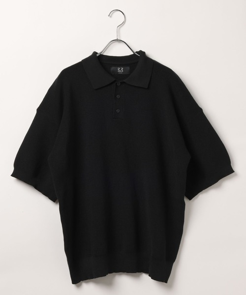 3.3 Field Trip （3.3フィールドトリップ）の「3.3 Field Trip／アソートニットポロ（ニット/セーター・メンズ・その他1/ブラック・LARGE/MEDIUM）」の15枚目の写真