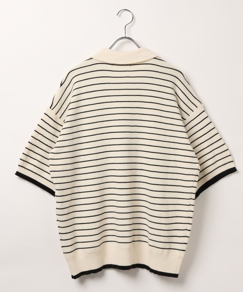 3.3 Field Trip （3.3フィールドトリップ）の「3.3 Field Trip／アソートニットポロ（ニット/セーター・メンズ・その他1/ブラック・LARGE/MEDIUM）」の17枚目の写真