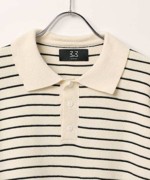 3.3 Field Trip （3.3フィールドトリップ）の「3.3 Field Trip／アソートニットポロ（ニット/セーター・メンズ・その他1/ブラック・LARGE/MEDIUM）」の18枚目の写真