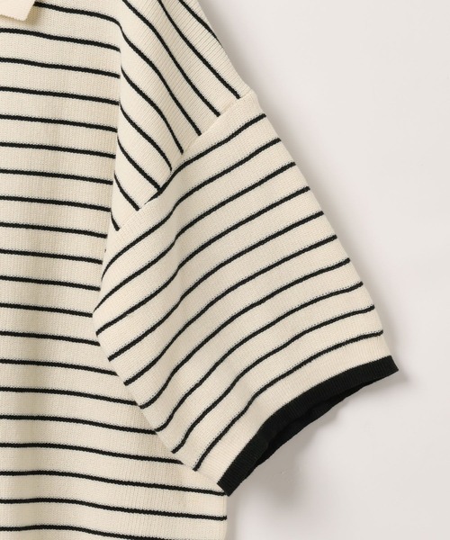 3.3 Field Trip （3.3フィールドトリップ）の「3.3 Field Trip／アソートニットポロ（ニット/セーター・メンズ・その他1/ブラック・LARGE/MEDIUM）」の20枚目の写真