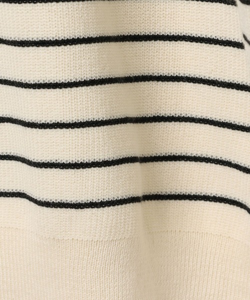 3.3 Field Trip （3.3フィールドトリップ）の「3.3 Field Trip／アソートニットポロ（ニット/セーター・メンズ・その他1/ブラック・LARGE/MEDIUM）」の22枚目の写真