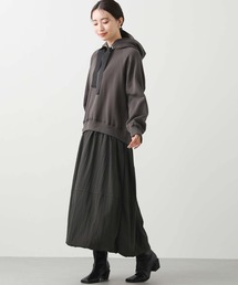 【超美品】グレディブリリアン ワンピース ロング丈ワンピース グレー アナナ セール/ブランド古着】【anana】ドッキングワンピース