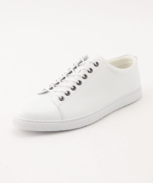 MONSIEUR NICOLE（ムッシュニコル）の「スムースレザースニーカー（スニーカー・メンズ・ホワイト/ブラック・25.5cm/26.5cm/27.5cm）」の7枚目の写真