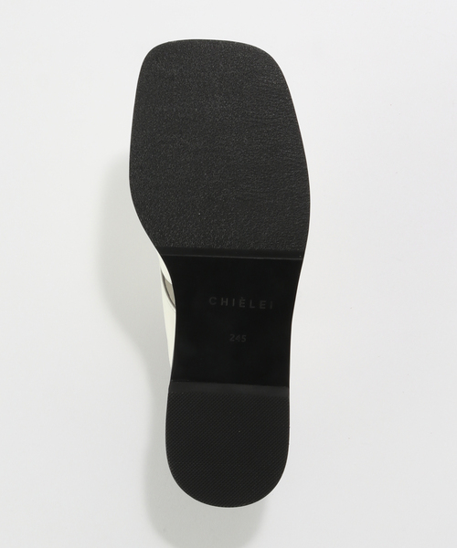 Noble（ノーブル）の「CHIELEI/キエレイ CROSS SANDAL（サンダル・レディース・ホワイト・23cm/23.5cm/24cm/24.5cm）」の8枚目の写真