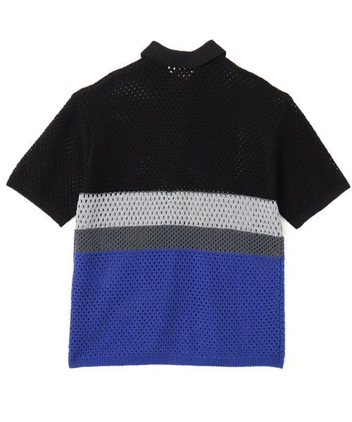 atmos（アトモス）の「atmos Crochet Polo Sweater / アトモス クロシェット ポロ セーター（ニット/セーター・メンズ・ブラック/ベージュ/グリーン・XL/L/M）」の13枚目の写真