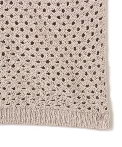 atmos（アトモス）の「atmos Crochet Polo Sweater / アトモス クロシェット ポロ セーター（ニット/セーター・メンズ・ブラック/ベージュ/グリーン・XL/L/M）」の17枚目の写真