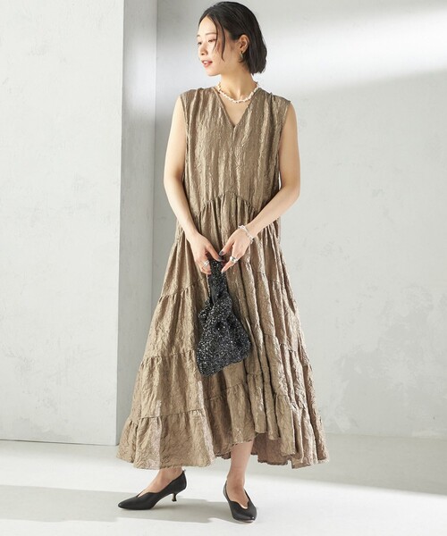 TORRAZZO DONNA:〈手洗い可能〉ティアード ノースリーブ