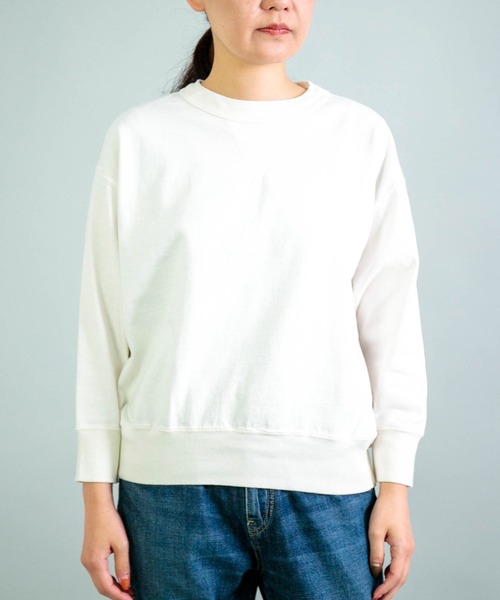 オムニゴッド天竺マニッシュトレーナー OMNIGOD womens / オムニゴッド] 8/天竺 マニッシュトレーナー