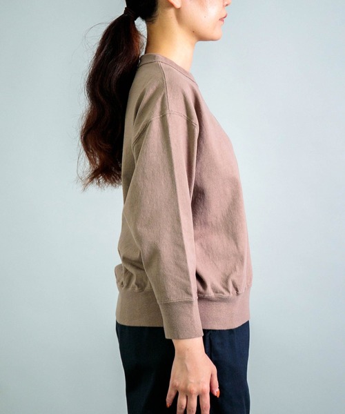 OMNIGOD womens / オムニゴッド] 8/天竺 マニッシュトレーナー