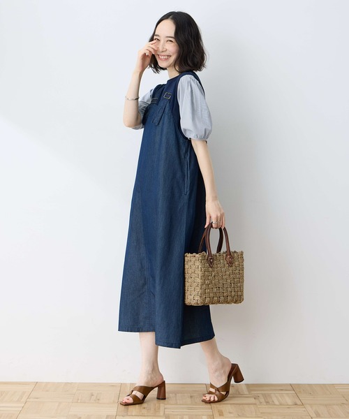 ▪ICHI イチ▪コーデュロイサスペンダー付きスカート▪新品未使用▪ SARAHWEAR 「いつものギャザ―スカ―ト/コ―デュロイ版」 C21608