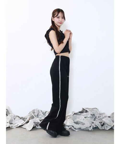 EATME(イートミー)の「フーディーベアTOP(キャミソール・レディース・グレー/ブラック/ネイビー・FREE)」の12枚目の写真