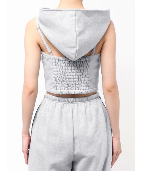 EATME(イートミー)の「フーディーベアTOP(キャミソール・レディース・グレー/ブラック/ネイビー・FREE)」の19枚目の写真