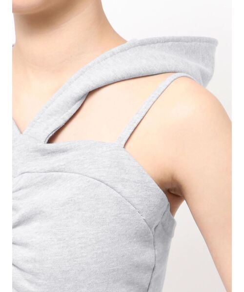 EATME(イートミー)の「フーディーベアTOP(キャミソール・レディース・グレー/ブラック/ネイビー・FREE)」の21枚目の写真