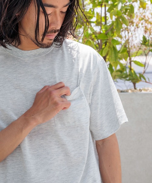 HEREIAM（ヘレイアム）の「【HEREIAM MEN】UVカット＆吸水速乾＆抗ピル/RUSH LINE T（Tシャツ/カットソー・メンズ・レッド/グレー/ブラック・MEDIUM/LARGE）」の7枚目の写真