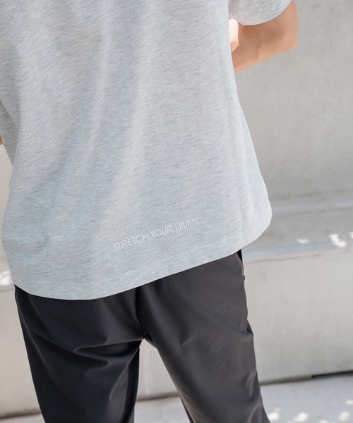 HEREIAM（ヘレイアム）の「【HEREIAM MEN】UVカット＆吸水速乾＆抗ピル/RUSH LINE T（Tシャツ/カットソー・メンズ・レッド/グレー/ブラック・MEDIUM/LARGE）」の9枚目の写真