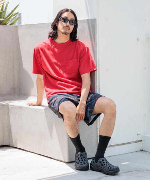 HEREIAM（ヘレイアム）の「【HEREIAM MEN】UVカット＆吸水速乾＆抗ピル/RUSH LINE T（Tシャツ/カットソー・メンズ・レッド/グレー/ブラック・MEDIUM/LARGE）」の17枚目の写真