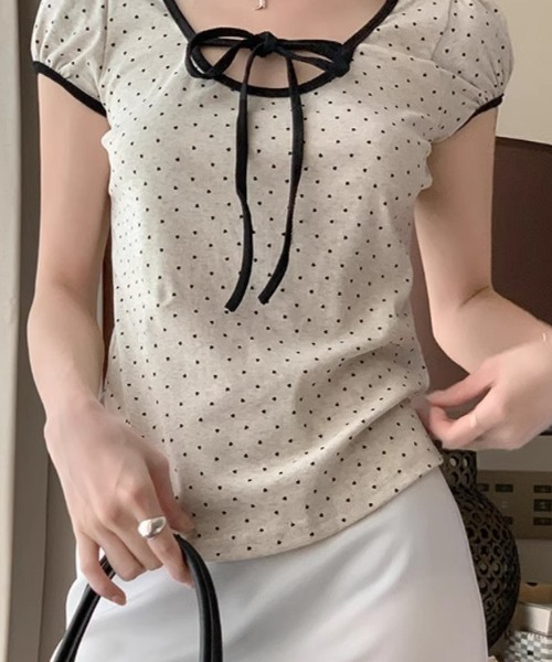 セール】フロントリボンアソートカットソー（Tシャツ/カットソー
