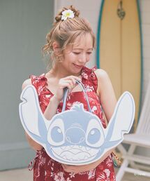 Disney（ディズニー）の「スティッチ/フェイスバッグ（ハンドバッグ・キッズ）」