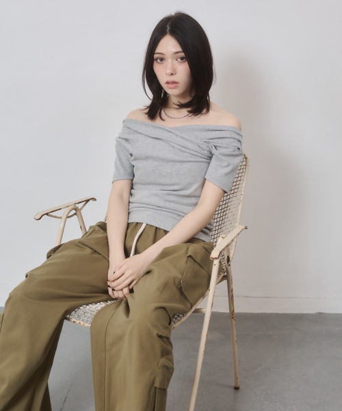 ENVYM(アンビー)の「ビッグポケットカーゴパンツ(カーゴパンツ・レディース・ブラック/カーキ/その他・FREE)」の17枚目の写真