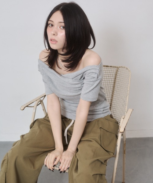 ENVYM(アンビー)の「ビッグポケットカーゴパンツ(カーゴパンツ・レディース・ブラック/カーキ/その他・FREE)」の19枚目の写真