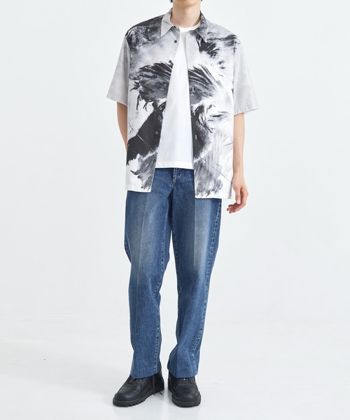 TAAKK（ターク）の「【TAAKK/ターク】別注Drawing S/S Shirt（シャツ/ブラウス・メンズ・ブラック/ホワイト・2/3）」の20枚目の写真