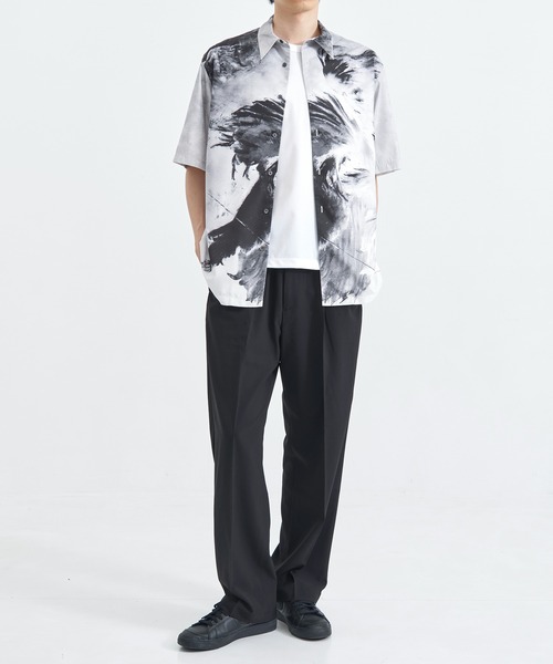 TAAKK/ターク】別注Drawing S/S Shirt（シャツ/ブラウス